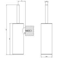 Товар: Ершик для унитаза Gessi Emporio Accessories 38957#299 Черный матовый - фото 2 Ершик для унитаза Gessi Emporio Accessories 38957#299 Черный матовый — фото 2, Ершики для унитаза