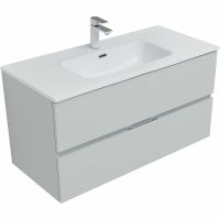 Комплект мебели для ванной Aquanet Алвита New 100 274528 подвесной Серый матовый — фото 7, Комплекты мебели для ванной