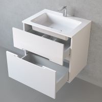 Тумба под раковину Jorno Modul 65 Mоl.01.62/P/W подвесная Белый глянец — фото 6, Тумбы под раковину