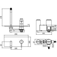 Товар: Смеситель для раковины Paffoni Light LIG105CR Хром - фото 2 Смеситель для раковины Paffoni Light LIG105CR Хром — фото 2, Смесители для раковины