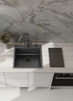 Кухонная мойка Raglo 60 R701.6050.09 Графит матовый — фото 2, Кухонные мойки