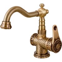 Смеситель для раковины ZorG Antic A 413U-BR Бронза — фото 1, Смесители для раковины