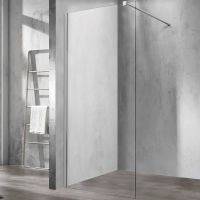 Душевая перегородка Vincea Walk-In 70 VSW-1H700CL профиль Хром стекло прозрачное — фото 1, Душевые перегородки