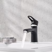 Смеситель для раковины Ростовская Мануфактура Сантехники SL77BL-001F Черный — фото 7, Смесители