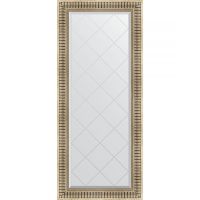 Зеркало Evoform Exclusive-G 157х67 BY 4153 с гравировкой в багетной раме - Серебряный акведук 93 мм — фото 1, Мебель для ванной