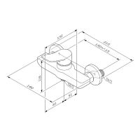 Смеситель для душа AM.PM X-Joy F85A20000 Хром — фото 10, Смеситель для душа