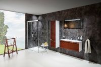 Шкаф пенал Ravak Clear 40 L X000000761 подвесной Белый — фото 4, Пеналы для ванной комнаты