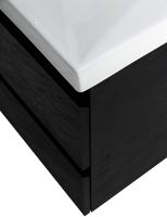 Тумба под раковину Cezares Molveno 80 MOLVENO-80-2C-SO-NR подвесная Nero — фото 8, Мебель для ванной