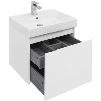 Товар: Тумба с раковиной Aquanet Nova Lite 60 245029 подвесная Белая глянцевая - фото 4 Тумба с раковиной Aquanet Nova Lite 60 245029 подвесная Белая глянцевая — фото 4, Мебель для ванной