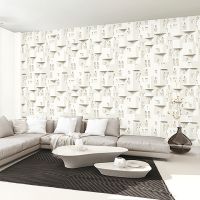 Обои Andrea Rossi Barbana 54288-1 Винил на флизелине (1,06*10,05) Серый, Архитектура — фото 2, Обои для стен