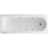 Акриловая ванна Excellent Aurum Slim 170x70 WAEX.AUR17S.LUX.CR с гидромассажем — фото 1, Ванны