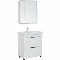 Тумба под раковину Aquanet Ирис new 70 Белый глянец арт-310153 — фото 6, Тумбы под раковину