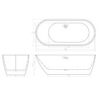 Товар: Акриловая ванна Ceruttispa Como 150x75 СT9900 без гидромассажа - фото 6 Акриловая ванна Ceruttispa Como 150x75 СT9900 без гидромассажа — фото 6, Ванны