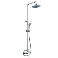 Душевая система Bravat Eco F9111147C-A-RUS Хром — фото 1, Душевые стойки