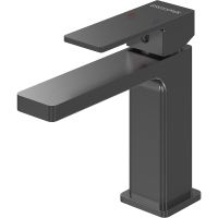 Смеситель для раковины Grossman Style 510.K35.05.420 Графит брашированный — фото 1, Смесители для раковины