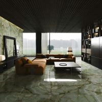 Керамогранит Artcer 1XL Onyx Green Poli 930 120x180 см — фото 5, Керамогранит