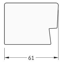 Зеркало Evoform Exclusive 111х51 BY 1149 с фацетом в багетной раме - Алюминий 61 мм — фото 5, Мебель для ванной