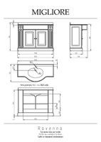 Товар: Столешница под раковину Migliore Ravenna 119 27078 Daino Reale - фото 3 Столешница под раковину Migliore Ravenna 119 27078 Daino Reale — фото 3, Раковины