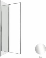 Душевая дверь Allen Brau Priority 100 3.31028.00 профиль Хром стекло прозрачное — фото 6, Душевые двери в нишу