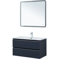 Тумба под раковину Aquanet Вега 90 329592 подвесная Маренго — фото 10, Тумбы под раковину