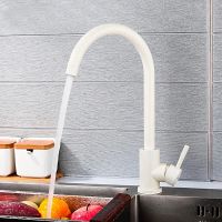 Смеситель для кухни Frap F40899-1 Белый — фото 4, Смесители для кухни