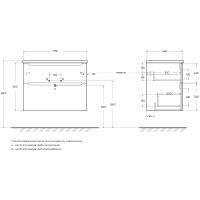Тумба под раковину BelBagno Etna-H60 80 ETNA-H60-800-2C-SO-BL-P подвесная Bianco Lucido — фото 29, Тумбы под раковину