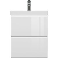 Товар: Тумба под раковину Cersanit Moduo Slim 50 64124 подвесная Белая - фото 2 Тумба под раковину Cersanit Moduo Slim 50 64124 подвесная Белая — фото 2, Мебель для ванной