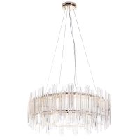 Люстра Artelamp Jastin A2848SP-8GO Прозрачная Золото — фото 1, Люстры