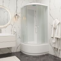 Душевая кабина Parly Bianco Эконом 90x90 EB921 без гидромассажа — фото 9, Душевые кабины