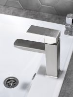 Смеситель для раковины Ростовская Мануфактура Сантехники SUS125-001F Нержавеющая сталь — фото 3, Смесители