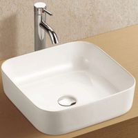 Раковина-чаша WeltWasser Elbach 2196 39 10000003840 Белый глянец — фото 1, Раковины накладные