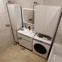 Товар: Тумба под раковину Style Line Марелла 70 Люкс Plus СС-00002398 Белый матовый антискрейтч - фото 6 Тумба под раковину Style Line Марелла 70 Люкс Plus СС-00002398 Белый матовый антискрейтч — фото 6, Мебель для ванной