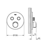 Товар: Смеситель для душа Grohe Grohtherm SmartControl 29145000 Хром - фото 2 Смеситель для душа Grohe Grohtherm SmartControl 29145000 Хром — фото 2, Смеситель для душа