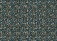 Обои Grandeco Arcadia A 70903 Винил на флизелине (0,53*10,05) Синий/Разноцветный, Листья/Цветы — фото 2, Обои для стен