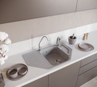 Товар: Кухонная мойка Domaci Бьелла DMC-10 GWS-10-310 Серая - фото 2 Кухонная мойка Domaci Бьелла DMC-10 GWS-10-310 Серая — фото 2, Кухонные мойки