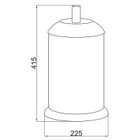 Товар: Ведро для мусора Boheme Murano 10914-B-G Золото Черное - фото 2 Ведро для мусора Boheme Murano 10914-B-G Золото Черное — фото 2, Мусорные ведра
