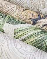 Обои Solo Гавайи SL8928-23 Винил на флизелине (1,06*10) Бежевый/Коричневый/Серый, Листья — фото 4, Обои для стен