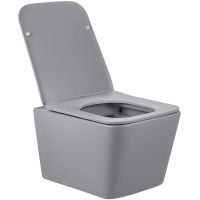 Унитаз Vincea Q-Line VT1-12MG подвесной Серый матовый с сиденьем Микролифт — фото 3, Подвесные унитазы