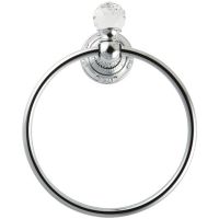 Кольцо для полотенец Migliore Cristalia 16805 Хром с кристаллом Swarovski — фото 2, Полотенцедержатели