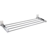 Полка для полотенец WasserKRAFT Leine K-5011W Хром — фото 1, Полки для полотенец