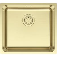 Кухонная мойка Paulmark Yuni 49 Uni YU49-LG Светлое золото — фото 1, Кухонные мойки