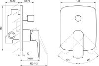 Товар: Смеситель для душа Ravak Classic CL 061.00 X070086 Хром - фото 2 Смеситель для душа Ravak Classic CL 061.00 X070086 Хром — фото 2, Смеситель для душа