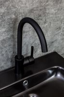 Смеситель для кухни Orange OneLife P04-001B Черный — фото 6, Смесители для кухни