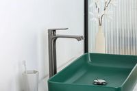 Смеситель для раковины Frap H71-9 F1071-29 Оружейная сталь — фото 2, Смесители для раковины