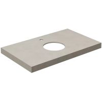 Столешница под раковину Kerama Marazzi Canaletto Про Чементо 80 CN80.DD506920R Бежевая матовая — фото 1, Столешницы под раковину