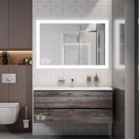 Товар: Зеркало Art&Max Soli AM-Sol-1200-700-DS-F-H с подсветкой с сенсорным выключателем - фото 5 Зеркало Art&Max Soli AM-Sol-1200-700-DS-F-H с подсветкой с сенсорным выключателем — фото 5, Мебель для ванной