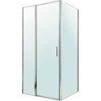 Душевой уголок Berges Legos LS-2 120х100 061047 профиль Хром стекло прозрачное — фото 1, Квадратные душевые уголки