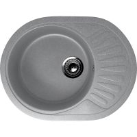 Кухонная мойка Ulgran Classic U-107m-342 Графит — фото 1, Кухонные мойки