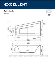 Товар: Акриловая ванна Excellent Sfera 170x100 L WAEX.SFL17.RELAX.CR с гидромассажем - фото 8 Акриловая ванна Excellent Sfera 170x100 L WAEX.SFL17.RELAX.CR с гидромассажем — фото 8, Ванны