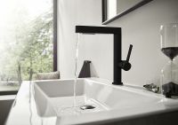 Смеситель для раковины Hansgrohe Finoris Черный матовый арт-76063670 — фото 4, Смесители для раковины